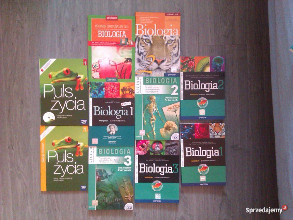 Sprzedam Podręczniki Biologia Chemia Fizyka Gimnazjum Liceum Maturalne