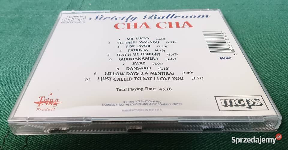 Strictly Ballroom cha cha CD CD małopolskie Zbylitowska Góra