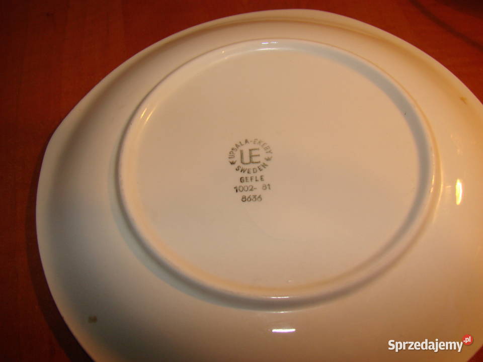 Gefle Upsala talerz Pruszcz Gdański