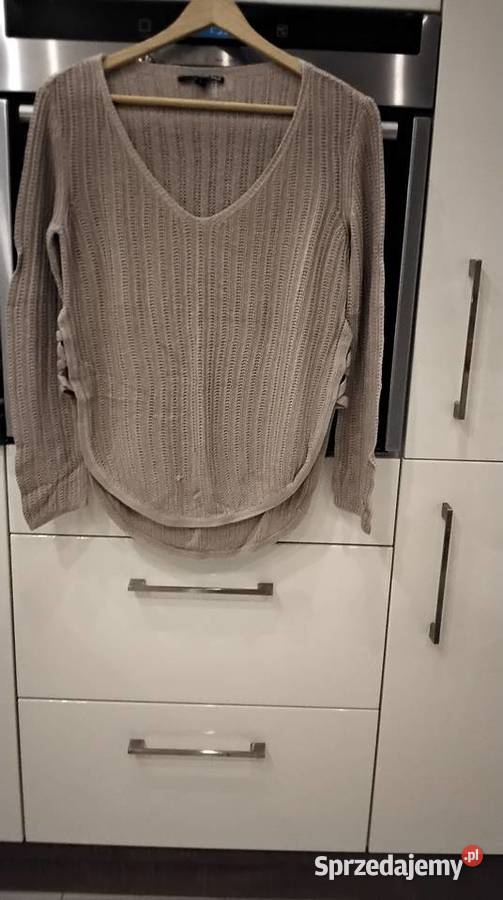 Sweter Ażurowy Beżowy Damski Tally Weijl S j lubuskie Nowa Sól
