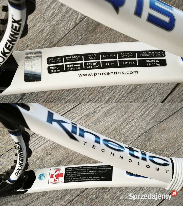 Rakieta tenisowa ProKennex Q15 Kinetic futerał Piotrków Trybunalski