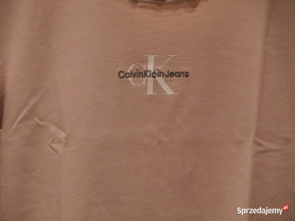 Calvin Klein śliczna bluzeczka haftowane logo 34 dolnośląskie