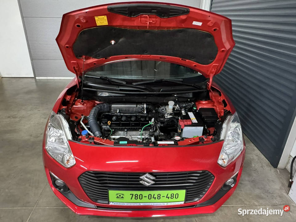Suzuki Swift 4X4 HYBRID z Fabryki 60tyśkm bordowy małopolskie Chechło