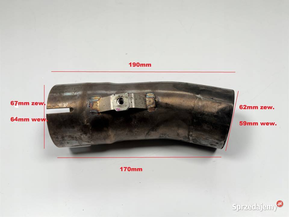 Tłumik Wydech motocyklowy łącznik rura adapter wielkopolskie sprzedam