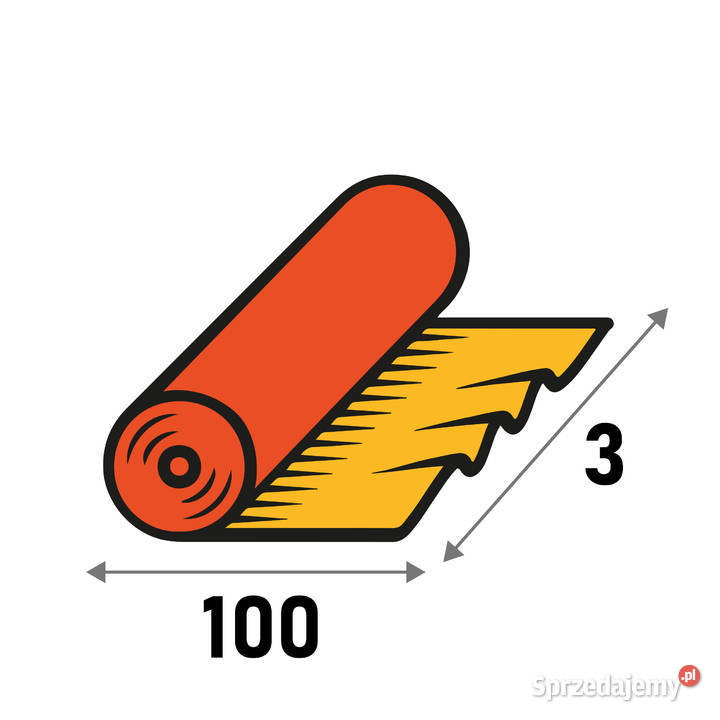 Geowłóknina POLIPROPYLENOWA 9kn 3x100 Łódź
