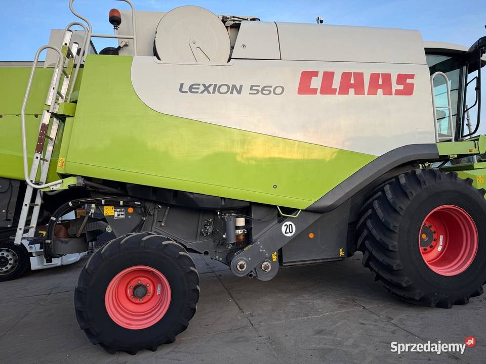 Kombajn zbożowy Claas Lexion 560 heder V750 dolnośląskie Nowa Ruda