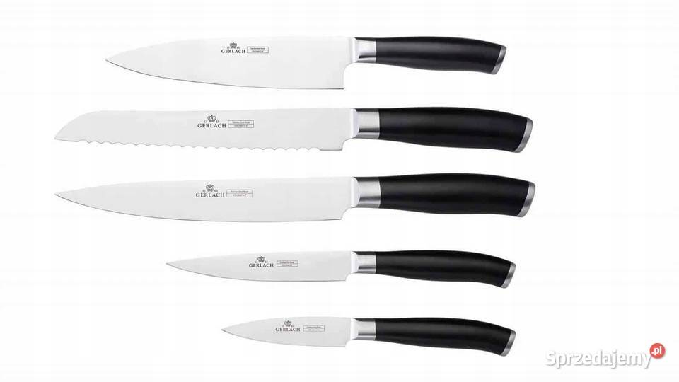 Nowy zestaw komplet noży Gerlach Deco Black 5 Warszawa