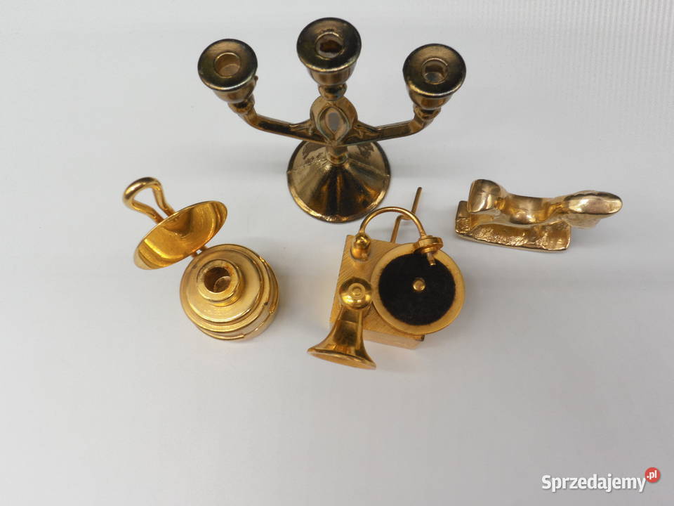 Zestaw Kolekcjonerskich Miniaturek z Mosiądzu 4 Raszków