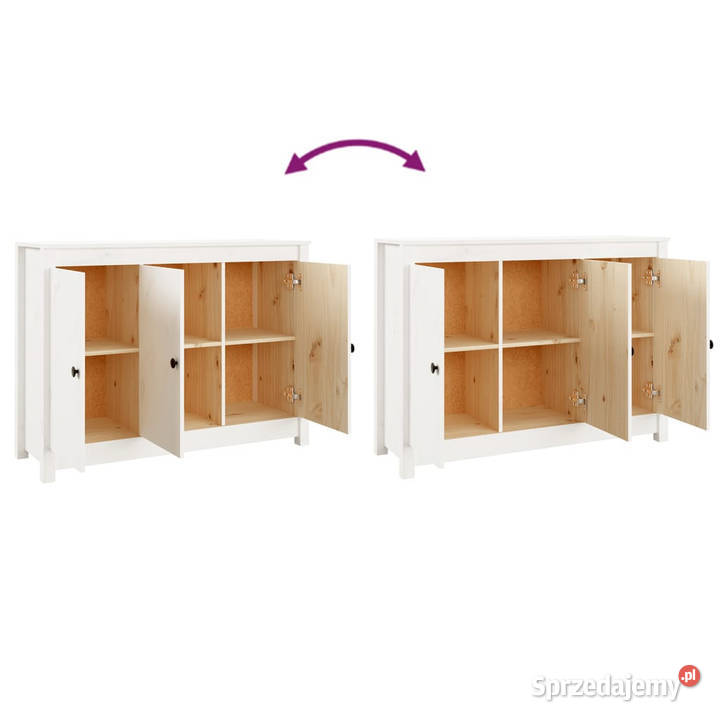 Szafka biała 100x35x74 lite drewno sosnowe Warszawa sprzedam