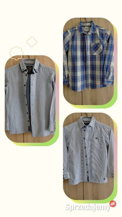 Koszule wizytowe zestaw 140 Dąbrowa Górnicza