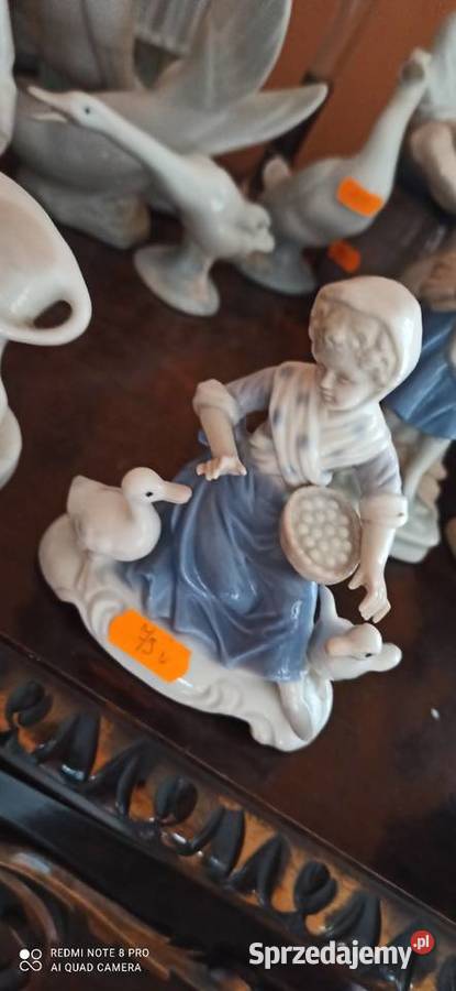 Figurka dziewczynka z kaczuszkami Gdańsk sprzedam