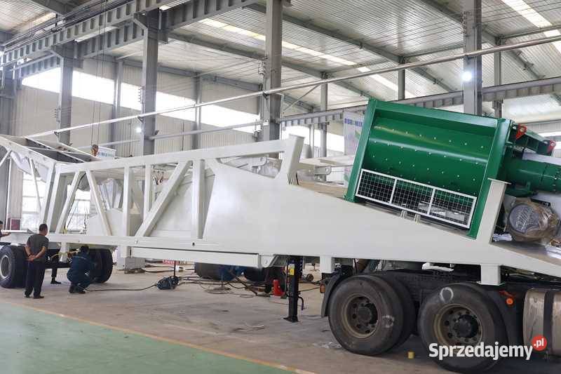 MOBILNY WĘZEŁ BETONIARSKI WYDAJNOŚĆ 60m3h mazowieckie Radom