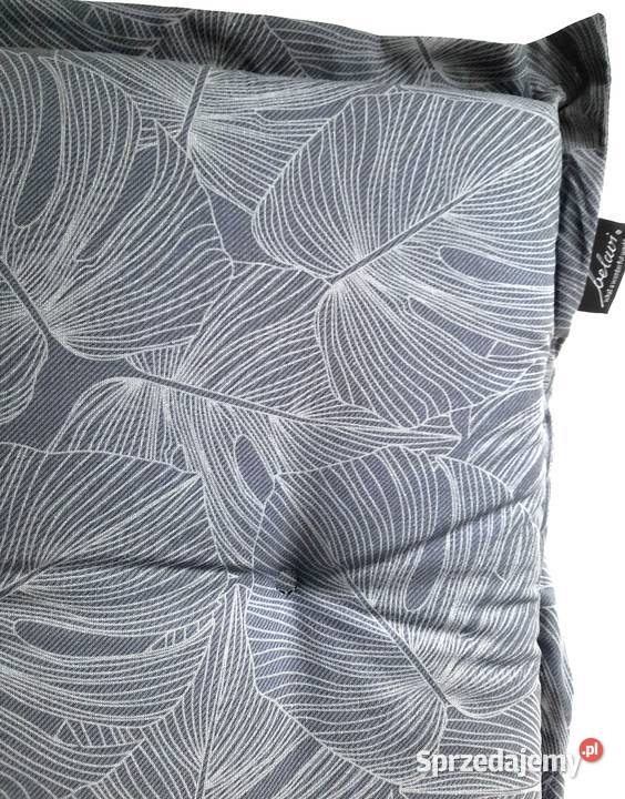 Gruba poduszka na fotel ogrodowy 120x45x7 grafit