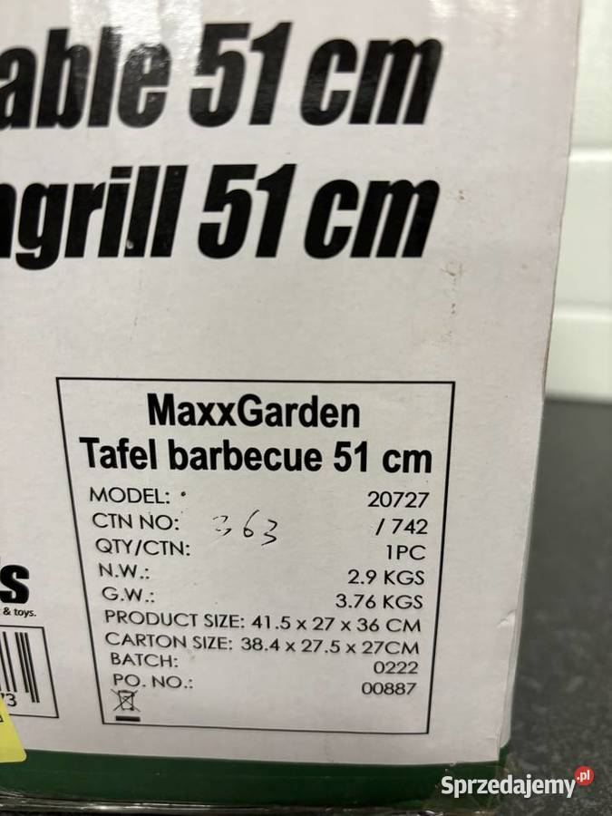 MaxxGarden Grill na węgiel drzewny podróżny mini Zagnańsk