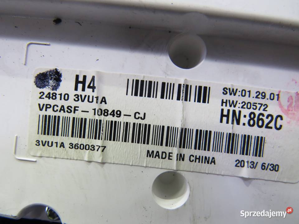 LICZNIK 15 DCI NISSAN NOTE E12 248103VU1A osobowe sprzedam
