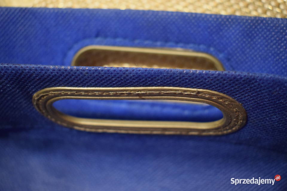 Dwa metalowe ozdobne koszyki plus torba Chełmno