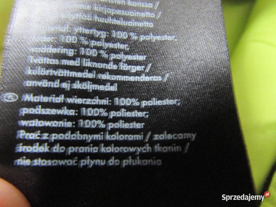 spodnie narciarskie Crivit 146152 żółtezielone 10 lat+