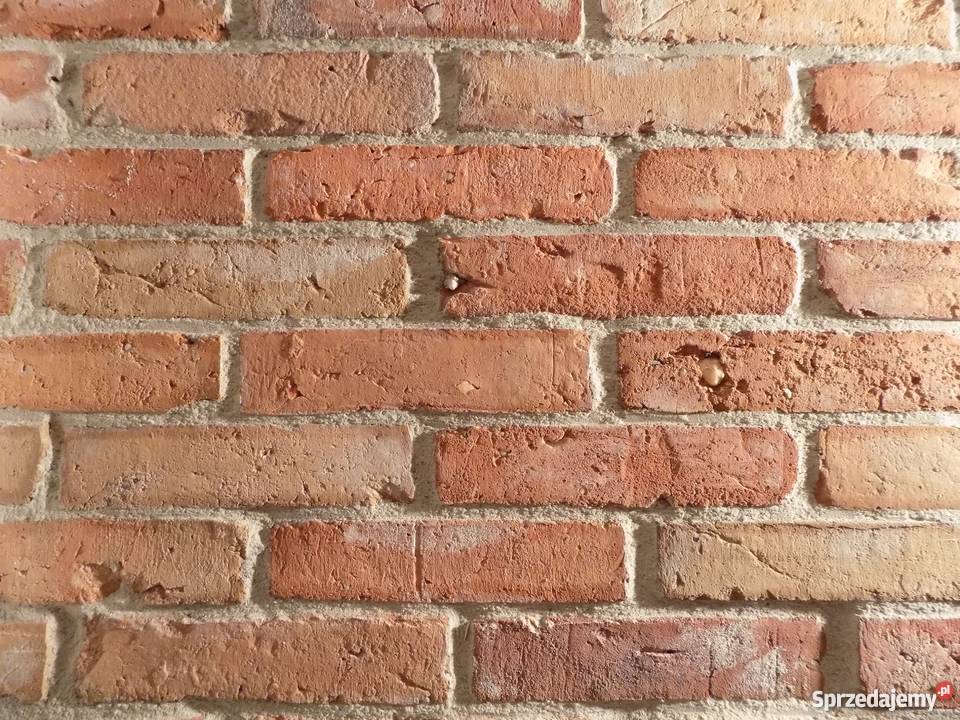 Stara cegła płytki ze starej cegły cięta stara wewnętrzne dolnośląskie