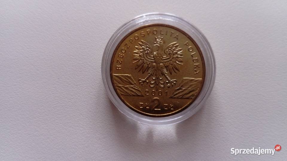 Moneta 2 2002 r Żółw błotnySeria Zwierzęta Mosina