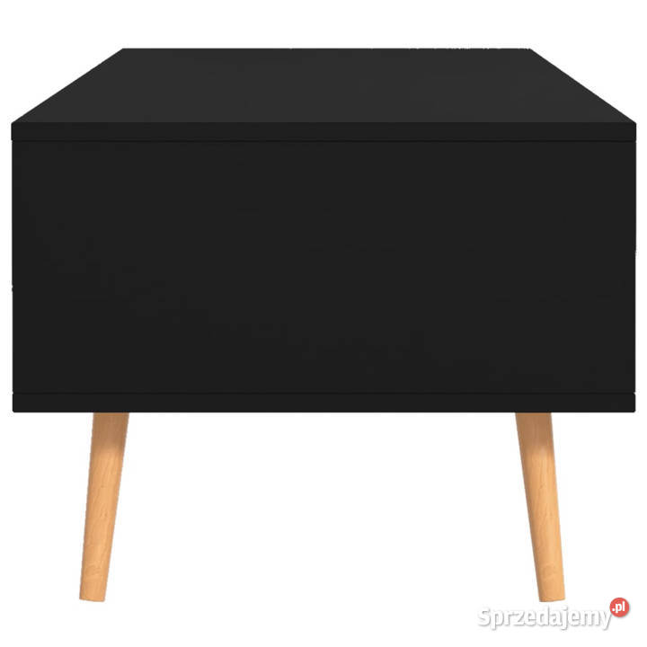 Stolik kawowy czarny 100x495x43 materiał Warszawa