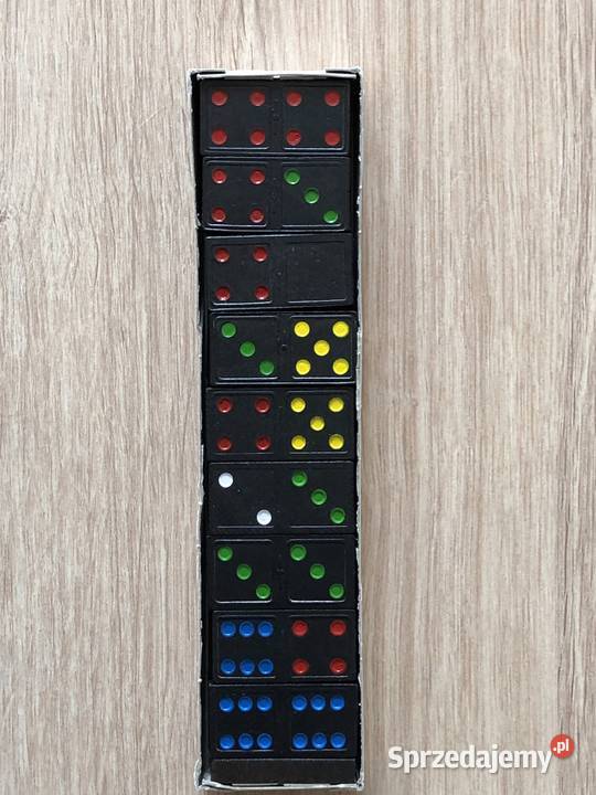 Vintage gra stare drewniane domino Inowrocław