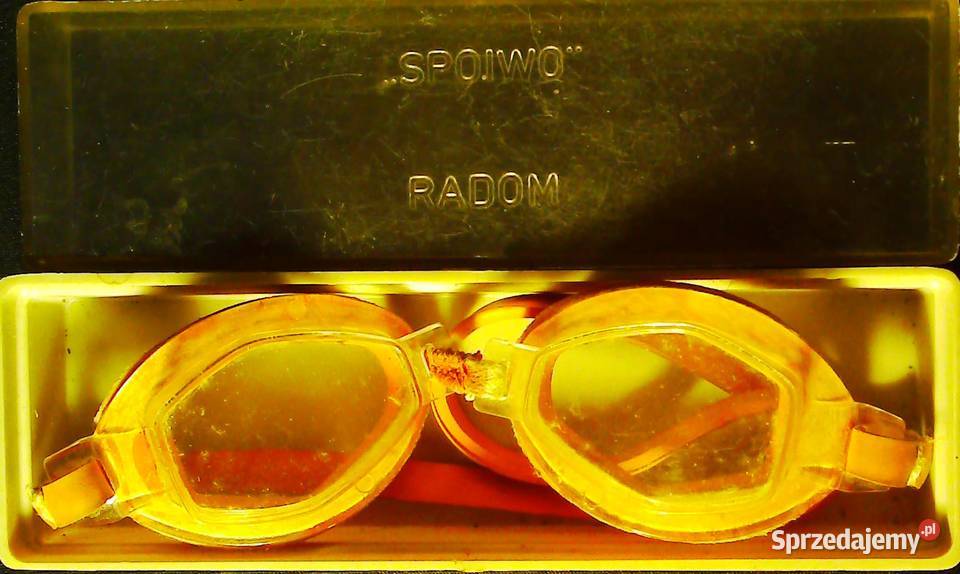 Okulary pływackie z bezbarwnymi plastikowymi