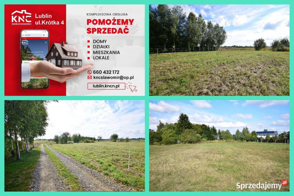 działka budowlana wydane WZ pow 1703 Sprzedaż Motycz