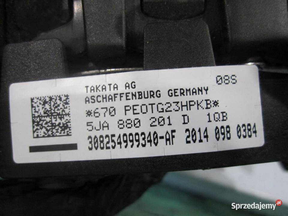 SKODA RAPID SPACEBACK AIRBAG poduszka kierowcy sprzedam