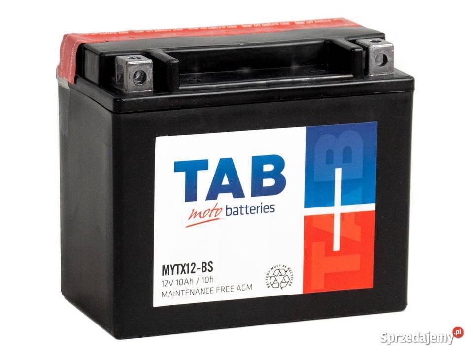 Akumulator motocyklowy TAB YTX12BS MYTX12BS 12V Olsztyn