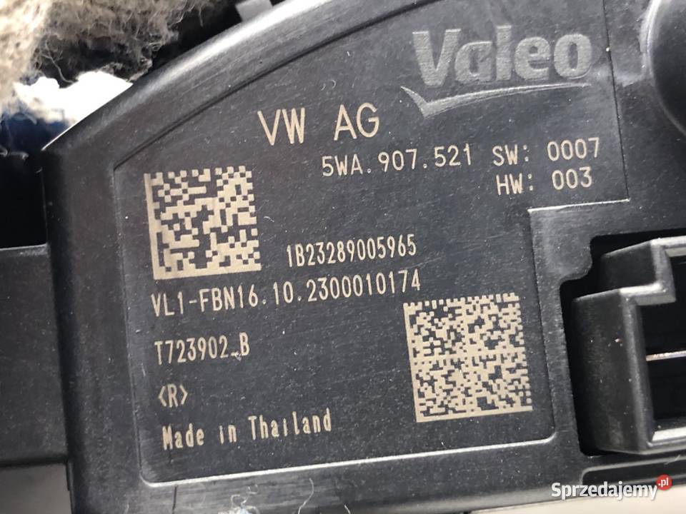 OPORNIK DMUCHAWY POWIETRZA SKODA KAMIQ 5WA907521 osobowe