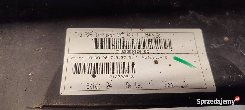 VW TIGUAN II ZDERZAK TYŁ RLINE LC5B 2018 dolnośląskie