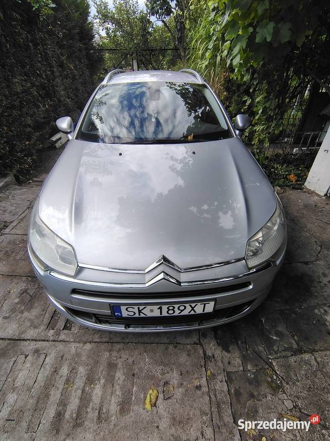 Citroen C5 kombi benzyna hak klima skóra manual podgrzewane fotele Katowice
