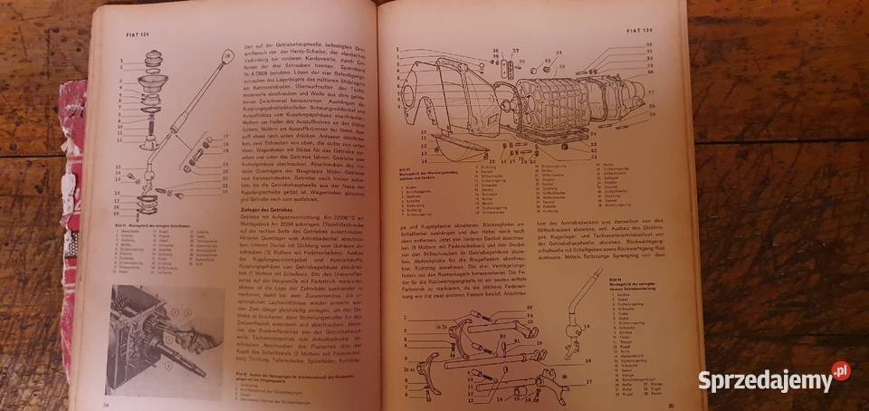 Instrukcja obsługi książka Fiat 124 Sport Coupe Wrocław