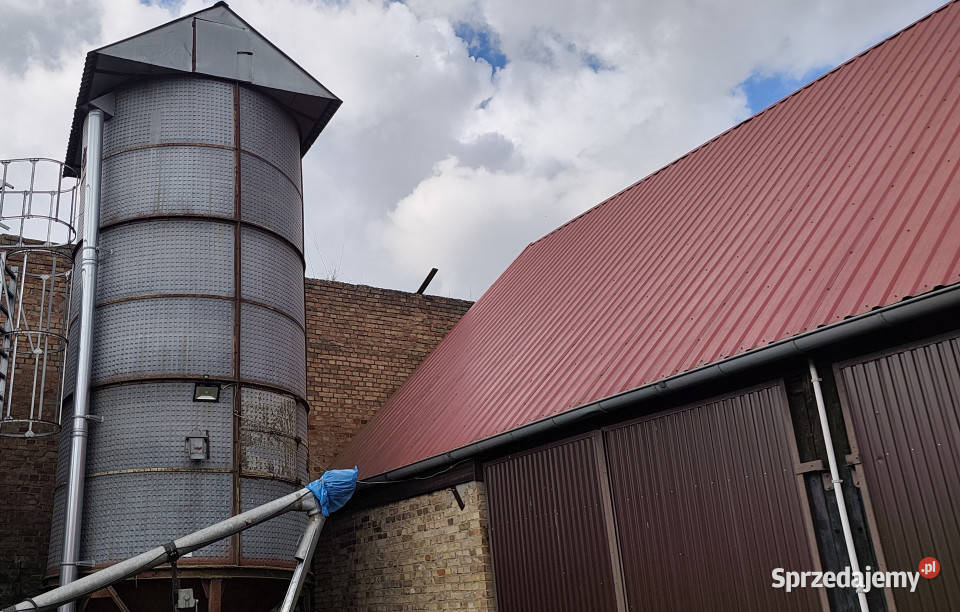Silos zbożowylejowy samowyładowczy 6m ok 30 m3 Oborzany