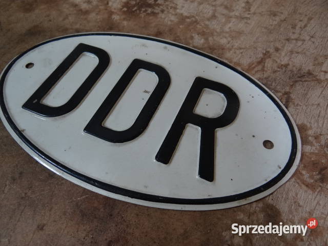 DDR ka tabliczka Trabant Wartburg IFA Barkas org Żary sprzedam