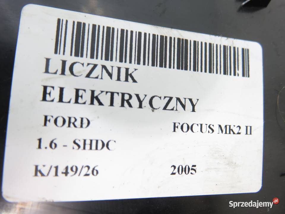 LICZNIK FORD FOCUS MK2 16 4M5T10849EM osobowe