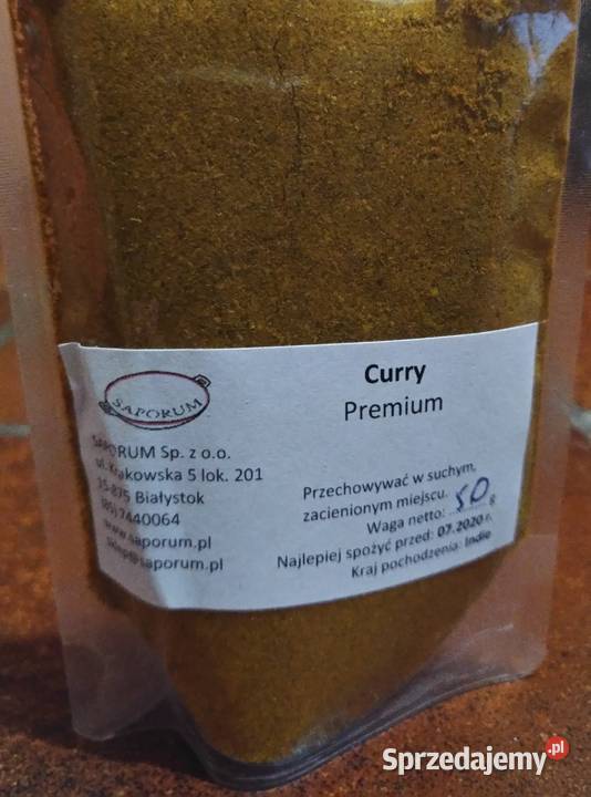 Curry premium przyprawy prosto z Indii Białystok