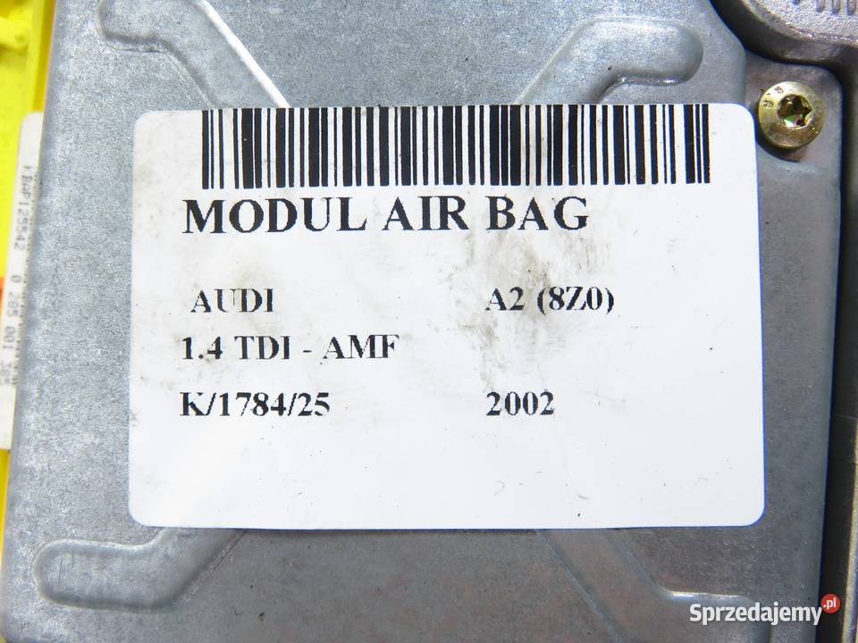 MODUŁ AIRBAG AUDI A2 8Z0 8Z0959655E 0285001385