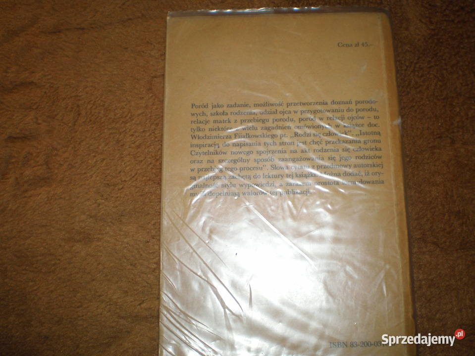 Sprzedam książkę Rodzi się człowiek używana stan śląskie