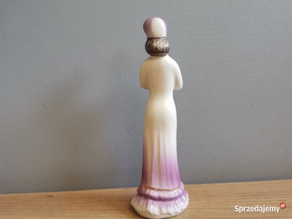 Stara figurka porcelanowa Dama z Kwiatami Katowice