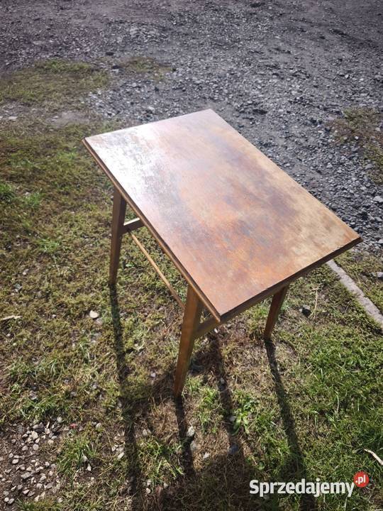 Stolik stoliczek stół kawowy PRL 1965 loft