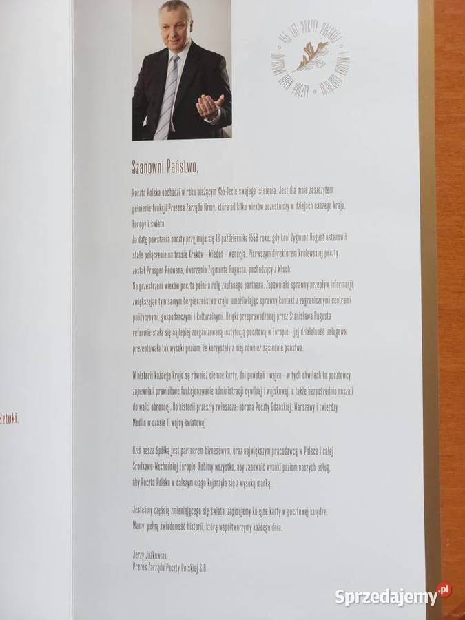 Karnet 455 lat Poczty Polskiej znaczek koperta dolnośląskie Wrocław