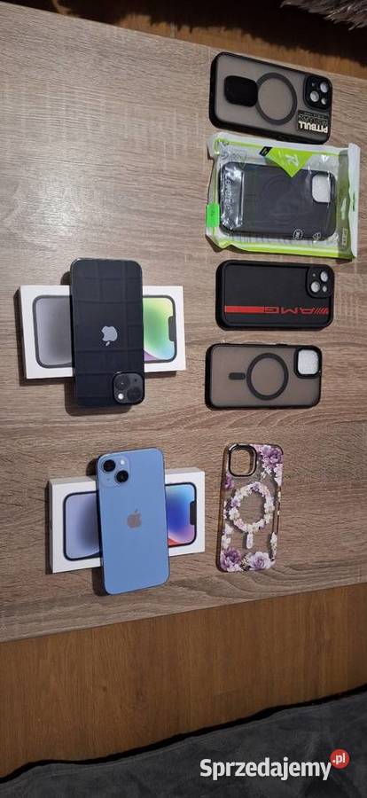 Iphon 14 czarny i blekitny Apple / iPhone wielkopolskie Poznań