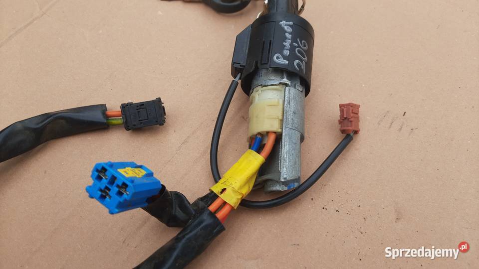 stacyjka z kluczykiem Peugeot 206 lift 2 Stacyjki i kluczyki Dębno sprzedam