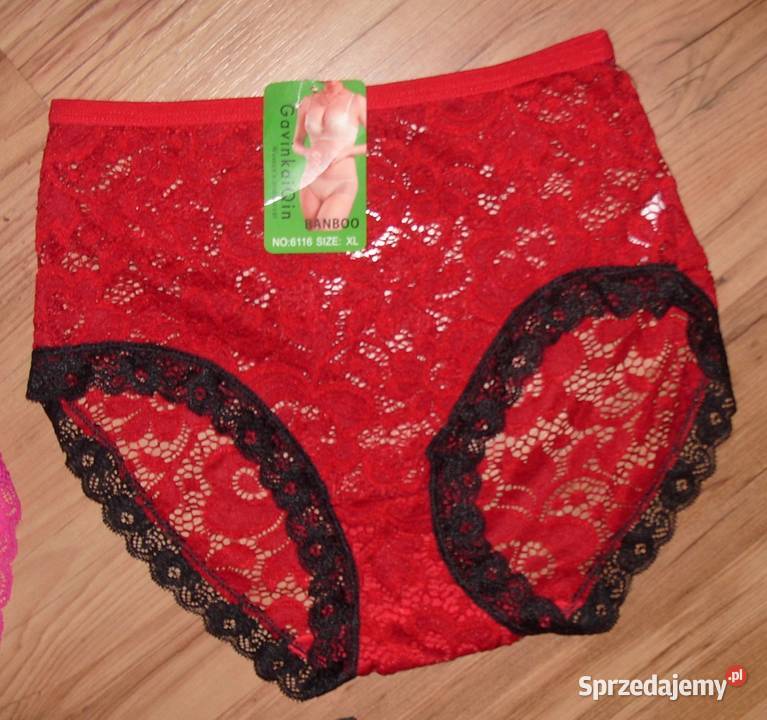 3 x NOWE koronkowe majtki BANBOO r M Rawicz sprzedam