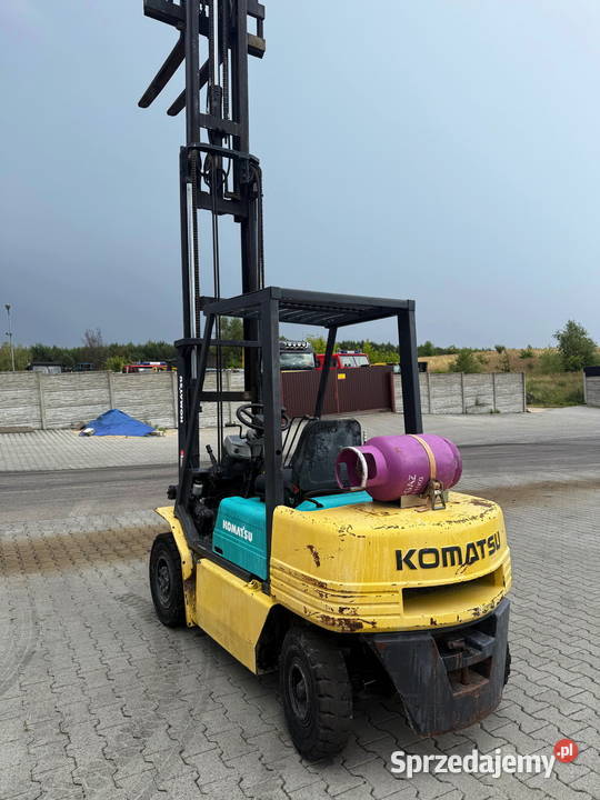 wózek widłowy KOMATUS FG25 LPG 2500 Trpilex 430m