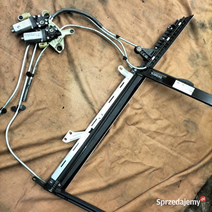 Mechanizm rolety szyby drzwi lewych tylnych BMW Poręba sprzedam
