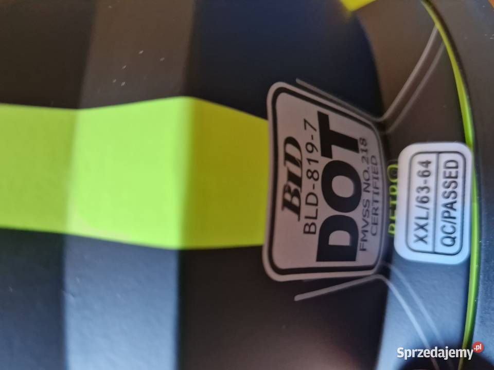 KASK MOTOCYKLOWY SKUTER QUAD ghb CROSS Głogowa