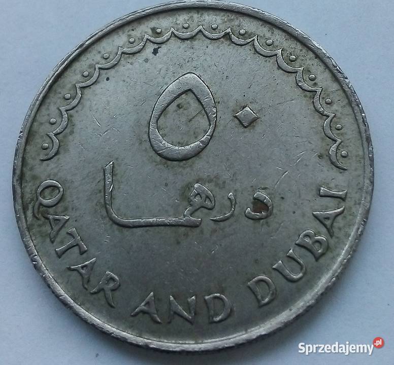 QATAR AND DUBAJ50 DIRHAMS RZADKA