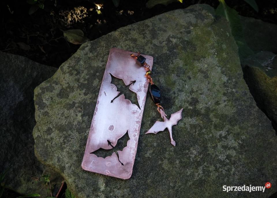 Miedziana zakładka do książki smok noc kairu sprzedam